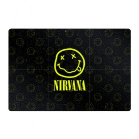 Магнитный плакат 3Х2 с принтом Nirvana 1 в Курске, Полимерный материал с магнитным слоем | 6 деталей размером 9*9 см | cobain | kurt | kurt cobain | nirvana | rock | smile | гитара | кобейн | курт | курт кобейн | нирвана | рок