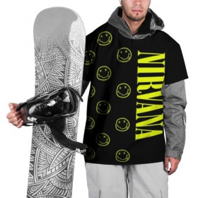 Накидка на куртку 3D с принтом Nirvana 2 в Курске, 100% полиэстер |  | Тематика изображения на принте: cobain | kurt | kurt cobain | nirvana | rock | smile | гитара | кобейн | курт | курт кобейн | нирвана | рок