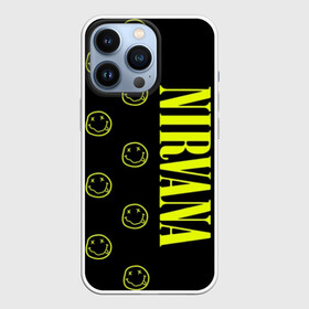 Чехол для iPhone 13 Pro с принтом Nirvana 2 в Курске,  |  | cobain | kurt | kurt cobain | nirvana | rock | smile | гитара | кобейн | курт | курт кобейн | нирвана | рок