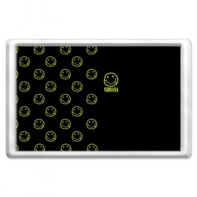Магнит 45*70 с принтом Nirvana 3 в Курске, Пластик | Размер: 78*52 мм; Размер печати: 70*45 | 