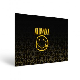 Холст прямоугольный с принтом NIRVANA в Курске, 100% ПВХ |  | Тематика изображения на принте: music | nirvana | rip smile | rock | smile | группа | курт кобейн | музыка | нирвана | рок | смайл