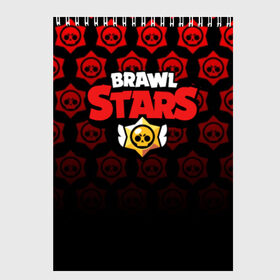 Скетчбук с принтом BRAWL STARS в Курске, 100% бумага
 | 48 листов, плотность листов — 100 г/м2, плотность картонной обложки — 250 г/м2. Листы скреплены сверху удобной пружинной спиралью | 8 bit | 8 бит | bibi | brawl stars | crow | el brown | leon | leon shark | max | mr.p | sally leon | shark | stars | virus | werewolf | акула | биби | вирус | ворон | леон | оборотень | пингвин