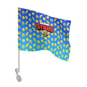 Флаг для автомобиля с принтом BRAWL STARS в Курске, 100% полиэстер | Размер: 30*21 см | android | brawl stars | games | mobile game | stars | игры | мобильные игры
