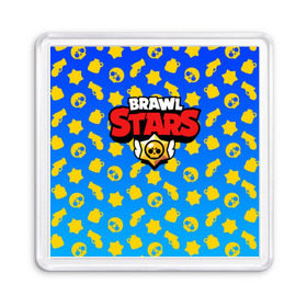 Магнит 55*55 с принтом BRAWL STARS в Курске, Пластик | Размер: 65*65 мм; Размер печати: 55*55 мм | android | brawl stars | games | mobile game | stars | игры | мобильные игры