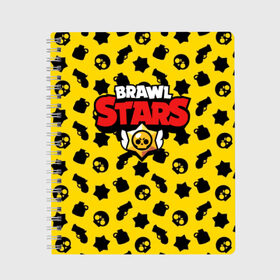 Тетрадь с принтом BRAWL STARS в Курске, 100% бумага | 48 листов, плотность листов — 60 г/м2, плотность картонной обложки — 250 г/м2. Листы скреплены сбоку удобной пружинной спиралью. Уголки страниц и обложки скругленные. Цвет линий — светло-серый
 | android | brawl stars | games | mobile game | stars | игры | мобильные игры