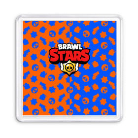 Магнит 55*55 с принтом BRAWL STARS в Курске, Пластик | Размер: 65*65 мм; Размер печати: 55*55 мм | android | brawl stars | games | mobile game | stars | игры | мобильные игры