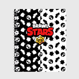 Тетрадь с принтом BRAWL STARS в Курске, 100% бумага | 48 листов, плотность листов — 60 г/м2, плотность картонной обложки — 250 г/м2. Листы скреплены сбоку удобной пружинной спиралью. Уголки страниц и обложки скругленные. Цвет линий — светло-серый
 | android | brawl stars | games | mobile game | stars | игры | мобильные игры