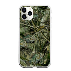 Чехол для iPhone 11 Pro матовый с принтом Лесной камуфляж в Курске, Силикон |  | камуфляж | лесной камуфляж