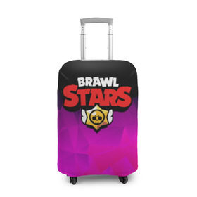 Чехол для чемодана 3D с принтом BRAWL STARS CRYSTALES в Курске, 86% полиэфир, 14% спандекс | двустороннее нанесение принта, прорези для ручек и колес | android | brawl stars | games | mobile game | stars | игры | мобильные игры