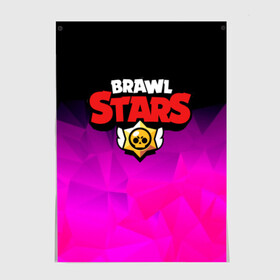 Постер с принтом BRAWL STARS CRYSTALES в Курске, 100% бумага
 | бумага, плотность 150 мг. Матовая, но за счет высокого коэффициента гладкости имеет небольшой блеск и дает на свету блики, но в отличии от глянцевой бумаги не покрыта лаком | Тематика изображения на принте: android | brawl stars | games | mobile game | stars | игры | мобильные игры