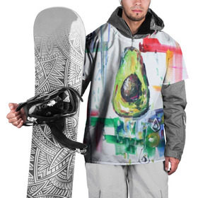 Накидка на куртку 3D с принтом Авокадо авангард в Курске, 100% полиэстер |  | Тематика изображения на принте: авокадо | веган | девушкам | здоровое питание | здоровье | люблю авокадо | овощи | пп | стильно | сыроед | фрукты