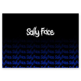 Поздравительная открытка с принтом Sally Face (24) в Курске, 100% бумага | плотность бумаги 280 г/м2, матовая, на обратной стороне линовка и место для марки
 | face | fisher | larry johnson | mask | sally | sally face | sally fisher | демоны | духи | маска | призраки | салли | салли фейс | салли фишер | фейс