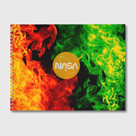 Альбом для рисования с принтом NASA BATTLE FIRE в Курске, 100% бумага
 | матовая бумага, плотность 200 мг. | galaxy | nasa | nebula | space | star | абстракция | вселенная | галактика | звезда | звезды | космический | наса | огонь | планеты