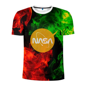 Мужская футболка 3D спортивная с принтом NASA BATTLE FIRE в Курске, 100% полиэстер с улучшенными характеристиками | приталенный силуэт, круглая горловина, широкие плечи, сужается к линии бедра | galaxy | nasa | nebula | space | star | абстракция | вселенная | галактика | звезда | звезды | космический | наса | огонь | планеты