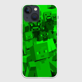 Чехол для iPhone 13 mini с принтом MINECRAFT GAME в Курске,  |  | Тематика изображения на принте: blade | blocks | creeper | cubes | game | ken | mine craft | minecraft | mobs | sword | игры | крипер | майн крафт | майнкрафт | моб