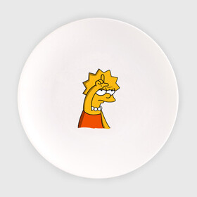 Тарелка с принтом Лиза Симпсон лузер (loser) в Курске, фарфор | диаметр - 210 мм
диаметр для нанесения принта - 120 мм | lisa | lisa simpson | loser | simpson | лиза | симпсон | симпсон лиза | симпсоны