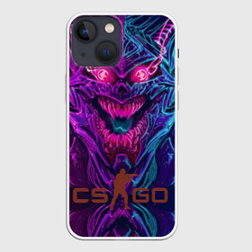 Чехол для iPhone 13 mini с принтом CS GO Hyper Beast в Курске,  |  | 2019 | computer game | counter strike | cs | cs go | csgo | dota | dota2 | game | howl | hyperbeast | warning | автомат | вой | го | игрок | компьютерная игра | контр страйк | контра | кс | оружие | турнир