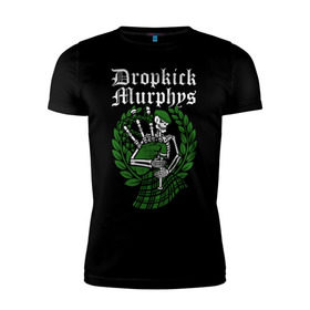 Мужская футболка премиум с принтом Dropkick Murphys в Курске, 92% хлопок, 8% лайкра | приталенный силуэт, круглый вырез ворота, длина до линии бедра, короткий рукав | celtic punk | dropkick murphys | hardcore | oi | punk | группы | кельтский панк | музыка | панк | рок | стрит панк | фолк панк