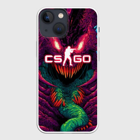 Чехол для iPhone 13 mini с принтом CS GO Hyper Beast в Курске,  |  | 2019 | computer game | counter strike | cs | cs go | csgo | dota | dota2 | game | howl | hyperbeast | warning | автомат | вой | го | игрок | компьютерная игра | контр страйк | контра | кс | оружие | турнир