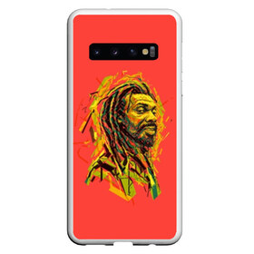 Чехол для Samsung Galaxy S10 с принтом RastaArt в Курске, Силикон | Область печати: задняя сторона чехла, без боковых панелей | Тематика изображения на принте: art | bob marley | cannabis | rasta | rastaman | reggae | reggy | weed | боб марли | раста | растаман | регги | рэгги