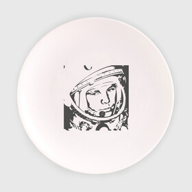 Тарелка с принтом Гагарин в Курске, фарфор | диаметр - 210 мм
диаметр для нанесения принта - 120 мм | гагарин | знаменитость | коммунизм | космонавт | космос | новая | новинка | первый | первый космонавт | ссср | топ | хит