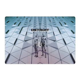 Магнитный плакат 3Х2 с принтом Detroit: Вecome Human в Курске, Полимерный материал с магнитным слоем | 6 деталей размером 9*9 см | 3d | cтать человеком | detroit city | detroit: вecome human | игра | интерактивная | квест | кинематограф | приключения | франция