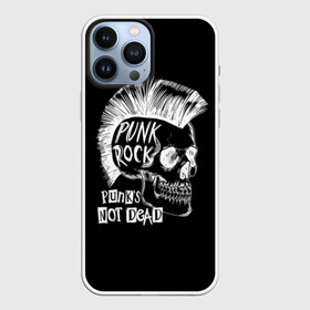 Чехол для iPhone 13 Pro Max с принтом Панки не умирают в Курске,  |  | dude | guy | illustration | mohawk | music | negative | punk rock | punks | retro | skull | style | vintage | винтаж | иллюстрация | ирокез | музыка | негатив | панк рок | панки | парень | ретро | стиль | череп | чувак