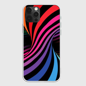 Чехол для iPhone 12 Pro Max с принтом Метаморфозы в Курске, Силикон |  | abstraction | black | blue | color | green | hypnosis | illusion | orange | p | rainbow | red | tunnel | yellow | абстракция | галлюцинации | гипноз | желтый | зеленый | иллюзия | красный | оранжевый | полосы | психоделика | радуга | разноцветны