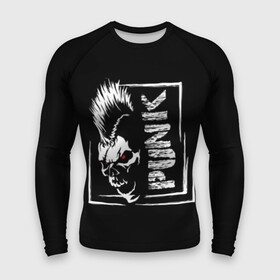 Мужской рашгард 3D с принтом Punk в Курске,  |  | anarchy | anger | black | emblem | hair | hairstyle | horror | illustration | look | mohawk | punk | red | scar | scary | skull | terrible | white | анархия | белый | взгляд | волосы | злость | иллюстрация | ирокез | красный | панк | прическа | страшный |