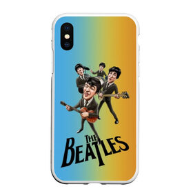 Чехол для iPhone XS Max матовый с принтом The Beatles в Курске, Силикон | Область печати: задняя сторона чехла, без боковых панелей | george harrison | john lennon | paul mccartney | psychedelic rock | ringo starr | the beatles | англия | ансамбль | джон леннон | джордж харрисон | пол маккартни | психоделический рок | ринго старр