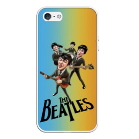 Чехол для iPhone 5/5S матовый с принтом The Beatles в Курске, Силикон | Область печати: задняя сторона чехла, без боковых панелей | george harrison | john lennon | paul mccartney | psychedelic rock | ringo starr | the beatles | англия | ансамбль | джон леннон | джордж харрисон | пол маккартни | психоделический рок | ринго старр