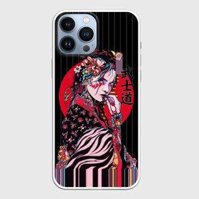 Чехол для iPhone 13 Pro Max с принтом Гейша в Курске,  |  | beauty | black | bright | character | cool | decorations | flowers | geisha | girl | hairstyle | japan | kimon | lines | red | stripes | woman | young | девушка | женщина | иероглиф | кимоно | красный | красотка | круто | линии | молодая | полосы 