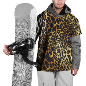 Накидка на куртку 3D с принтом Шкура леопарда в Курске, 100% полиэстер |  | animal | cheeky | dangerous | leopard | nature | pattern | predator | skin | spots | wild | дерзкий | дикий | животное | леопард | опасный | природа | пятна | узор | хищник