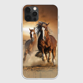 Чехол для iPhone 12 Pro Max с принтом Бегущие лошади в Курске, Силикон |  | Тематика изображения на принте: animal | color | dust | hooves | horse | mane | mustang | muzzle | nature | sky | speed | грива | животное | конь | копыта | лошадь | мустанг | небо | окрас | природа | пыль | скакун | скорость