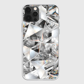 Чехол для iPhone 12 Pro Max с принтом Бриллиантовый блеск в Курске, Силикон |  | cut | diamond | gem | glitter | jewel | kaleidoscope | luxury | shine | sparkle | white | алмаз | белый | блеск | бриллиант | диамант | драгоценность | драгоценный камень | калейдоскоп | люкс | огранка | роскошь | сверкать | сияние