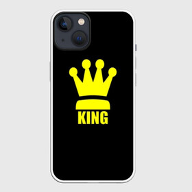 Чехол для iPhone 13 с принтом King в Курске,  |  | king | король | корона | прикол | шахматы