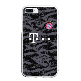 Чехол для iPhone 7Plus/8 Plus матовый с принтом Bayern away gk 18-19 в Курске, Силикон | Область печати: задняя сторона чехла, без боковых панелей | Тематика изображения на принте: bayern | champions league | germany | munchen | бавария | германия | левандовски | лига чемпинов | мюнхен | нойер | рибери | роббен