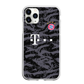 Чехол для iPhone 11 Pro Max матовый с принтом Bayern away gk 18-19 в Курске, Силикон |  | bayern | champions league | germany | munchen | бавария | германия | левандовски | лига чемпинов | мюнхен | нойер | рибери | роббен