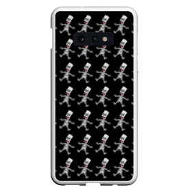 Чехол для Samsung S10E с принтом Bart в Курске, Силикон | Область печати: задняя сторона чехла, без боковых панелей | bart | homer | sad | simpsons | skelleton | барт | гомер | симпсоны
