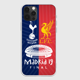 Чехол для iPhone 12 Pro Max с принтом Champions Final в Курске, Силикон |  | Тематика изображения на принте: champions league | england | final | kane | liverpool tottenham | madrid | salah | spain | кейн | ливерпуль | лига чемпионов | мадрид | салах | тоттенхэм