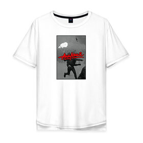 Мужская футболка хлопок Oversize с принтом Анархия в Курске, 100% хлопок | свободный крой, круглый ворот, “спинка” длиннее передней части | 