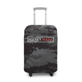 Чехол для чемодана 3D с принтом HOCKEY MAFIA  в Курске, 86% полиэфир, 14% спандекс | двустороннее нанесение принта, прорези для ручек и колес | camo | hockey | sport | камуфляж | милитари | надписи | сборная хоккея | символика | спорт | спортсмен | форма | хоккей | чемпионат