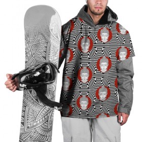 Накидка на куртку 3D с принтом Будда в Курске, 100% полиэстер |  | 