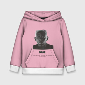 Детская толстовка 3D с принтом Tyler, The Creator (IGOR) в Курске, 100% полиэстер | двухслойный капюшон со шнурком для регулировки, мягкие манжеты на рукавах и по низу толстовки, спереди карман-кенгуру с мягким внутренним слоем | Тематика изображения на принте: bomb | boy | cherry | creator | flower | igor | rap | tayler | the | tyler | альбом | игорь | криэйтор | музыка | реп | рэп | тайлер