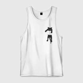 Мужская майка хлопок с принтом Кися в кармане в Курске, 100% хлопок |  | Тематика изображения на принте: cat | арт | животные | карман | кися | кот | кот в кармане | котенок | коты | кошка