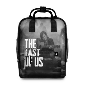 Женский рюкзак 3D с принтом THE LAST OF US в Курске, 100% полиэстер | лямки с регулируемой длиной, сверху ручки, чтобы рюкзак нести как сумку. Основное отделение закрывается на молнию, как и внешний карман. Внутри два дополнительных кармана, один из которых закрывается на молнию. По бокам два дополнительных кармашка, куда поместится маленькая бутылочка
 | gamer | player | stels | the last of us | the last of us part 2 | бегун | джоэл | каннибалы | охотники | сталкер | топляк | цикады | щелкун | элли