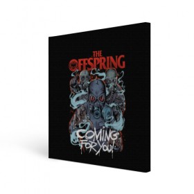 Холст квадратный с принтом Offspring в Курске, 100% ПВХ |  | offspring | ofspring | punk | rock | the offspring | группы | музыка | офспринг | оффспринг | панк | рок