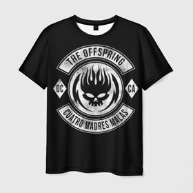 Мужская футболка 3D с принтом Offspring в Курске, 100% полиэфир | прямой крой, круглый вырез горловины, длина до линии бедер | offspring | ofspring | punk | rock | the offspring | группы | музыка | офспринг | оффспринг | панк | рок