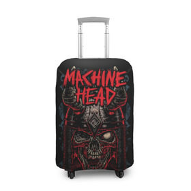 Чехол для чемодана 3D с принтом Machine Head в Курске, 86% полиэфир, 14% спандекс | двустороннее нанесение принта, прорези для ручек и колес | heavy metal | machine head | metal | грув метал | группы | метал | музыка | рок | трэш метал | хэви метал