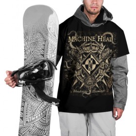 Накидка на куртку 3D с принтом Machine Head в Курске, 100% полиэстер |  | heavy metal | machine head | metal | грув метал | группы | метал | музыка | рок | трэш метал | хэви метал